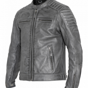 LEATHER JACKET STORM GREY