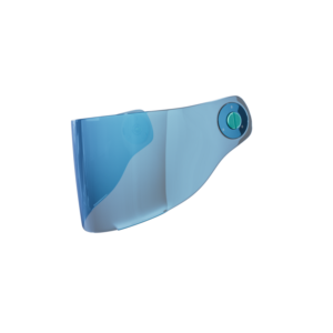 Set ECE Visor Blue Silver Mirror